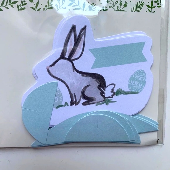 Rabbit Bunny Spring Easter Place Cards Place Setting - Picture 2 of 4